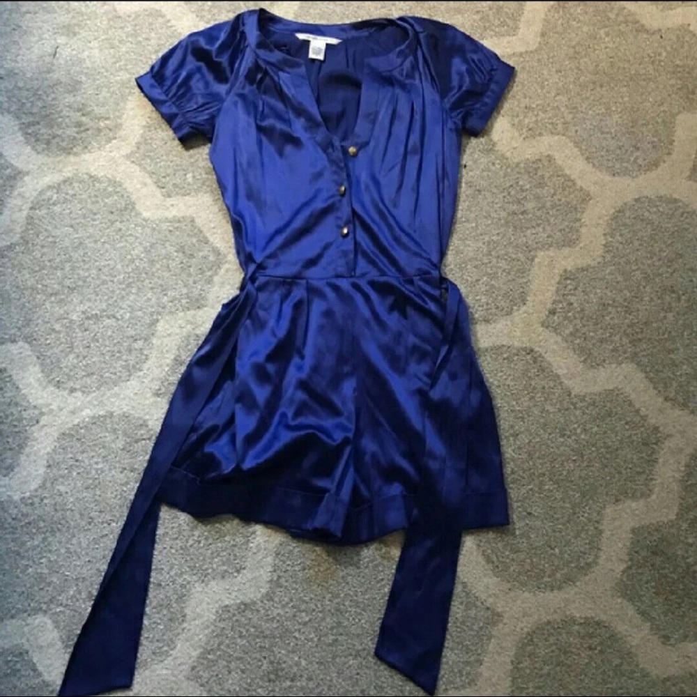 Dvf Royal Blue Romper